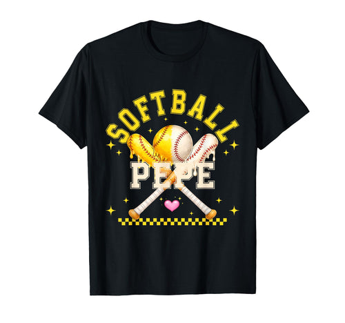 Softball Pepe Game Day Proud Softball T-Shirt - Unique Graphic Unisex - T-Shirt, Sweatshirt, Hoodie