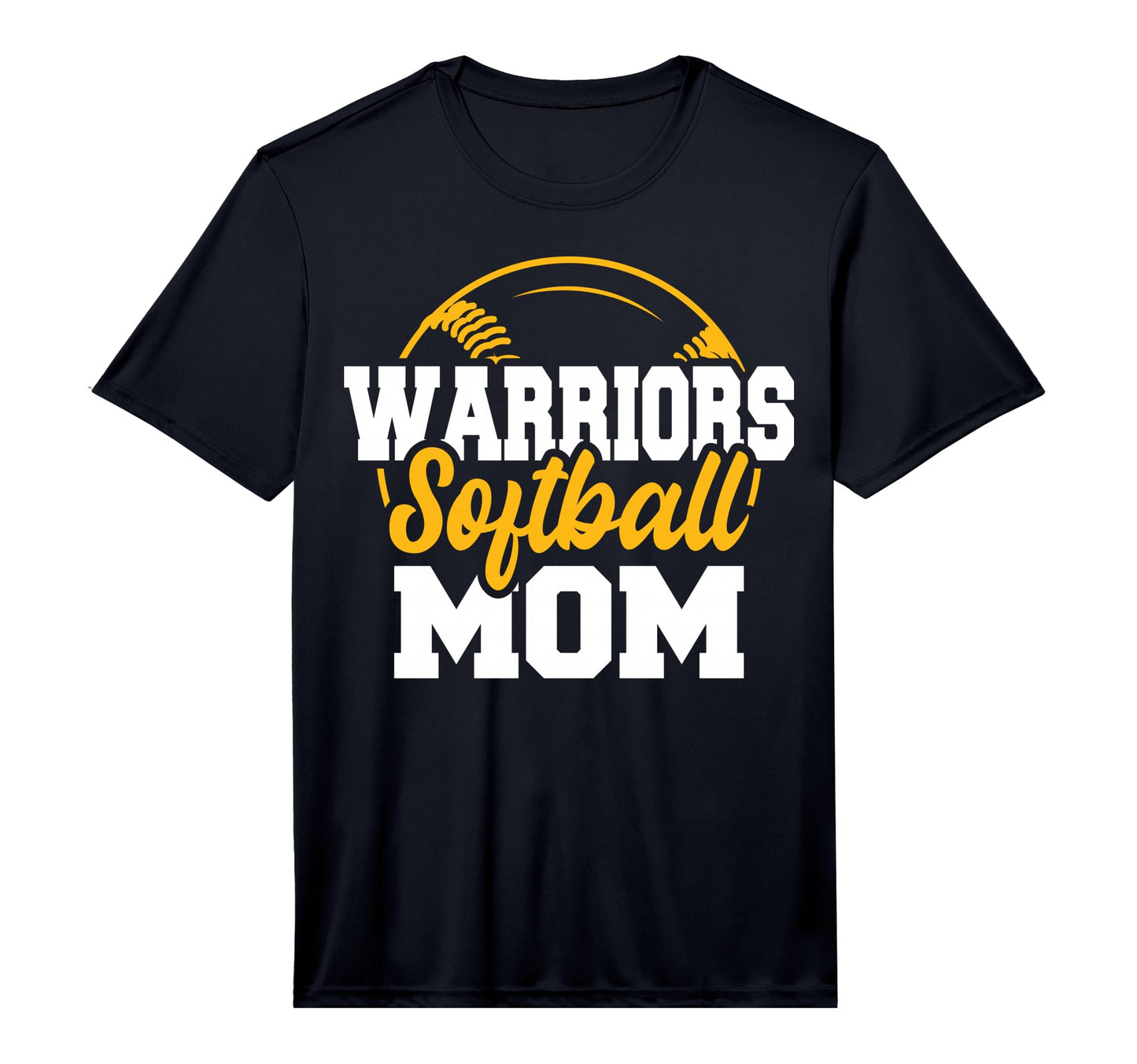Mens Warriors Softball Mom Softball T-Shirt - Novelty Apparel for Adults - T-Shirt, Sweatshirt, Hoodie