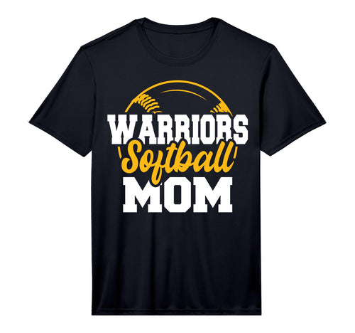 Mens Warriors Softball Mom Softball T-Shirt - Novelty Apparel for Adults - T-Shirt, Sweatshirt, Hoodie