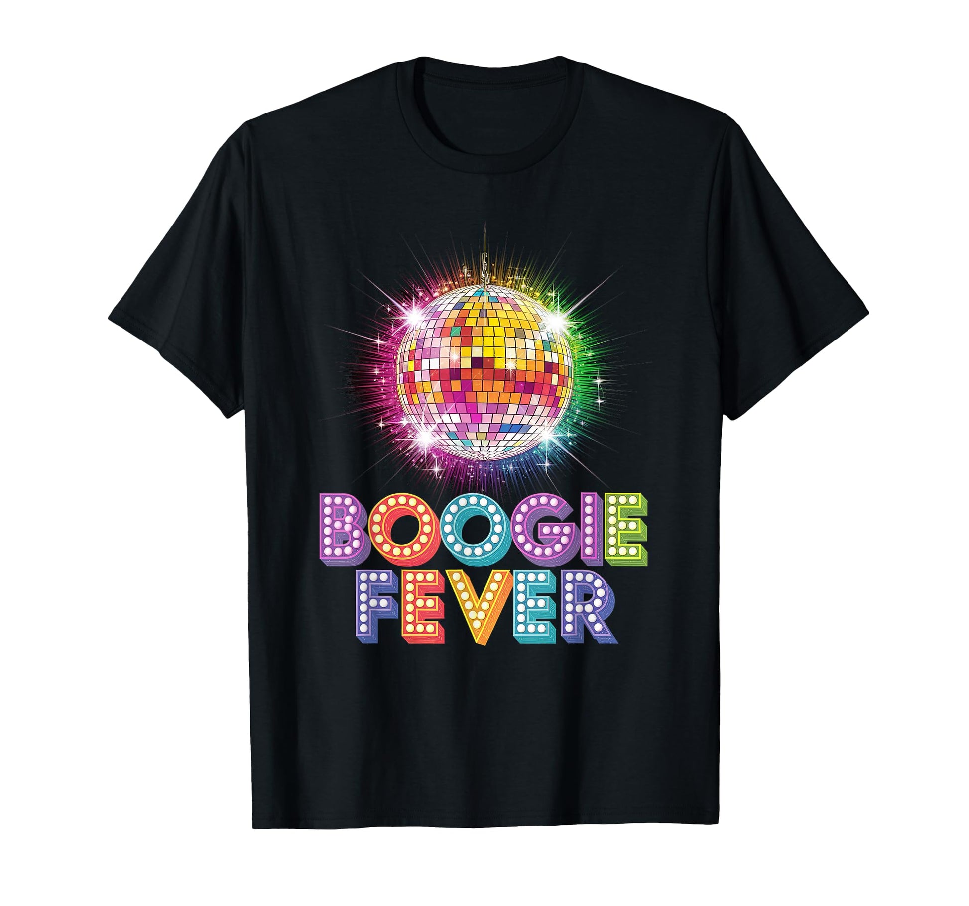 Disco Ball Boogie Fever Discoball Party T-Shirt - Unique Graphic for Adults - T-Shirt, Sweatshirt, Hoodie
