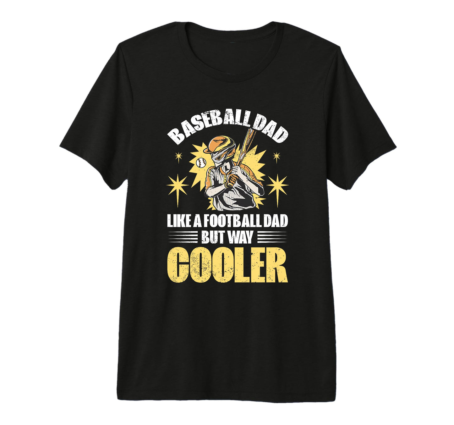 Fathers Day Baseball Dad Parent Tri T-Shirt - Streetwear Style for Adults - T-Shirt, Sweatshirt, Hoodie