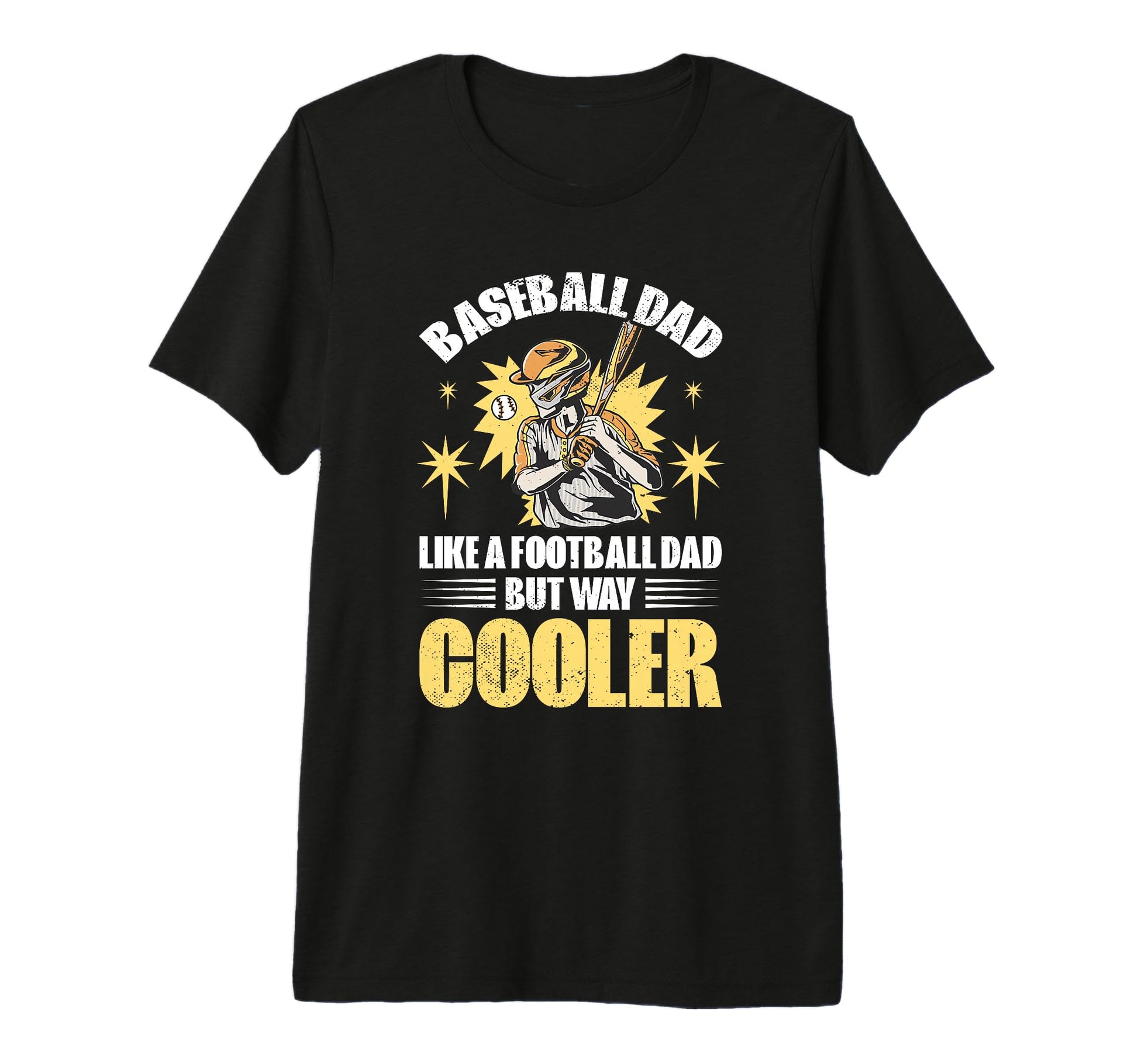 Fathers Day Baseball Dad Parent Tri T-Shirt - Streetwear Style for Adults - T-Shirt, Sweatshirt, Hoodie