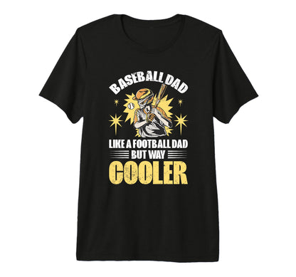 Fathers Day Baseball Dad Parent Tri T-Shirt - Streetwear Style for Adults - T-Shirt, Sweatshirt, Hoodie