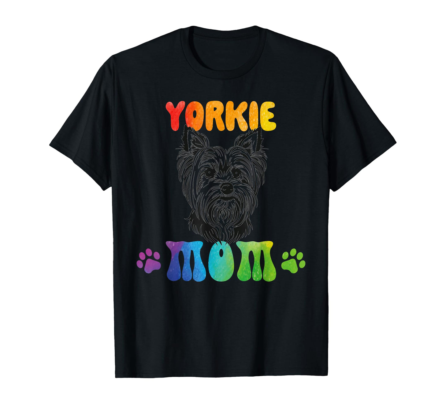 Yorkie Mom Yorkshire Terrier Dog T-Shirt - Aesthetic Graphic Men Women - T-Shirt, Sweatshirt, Hoodie