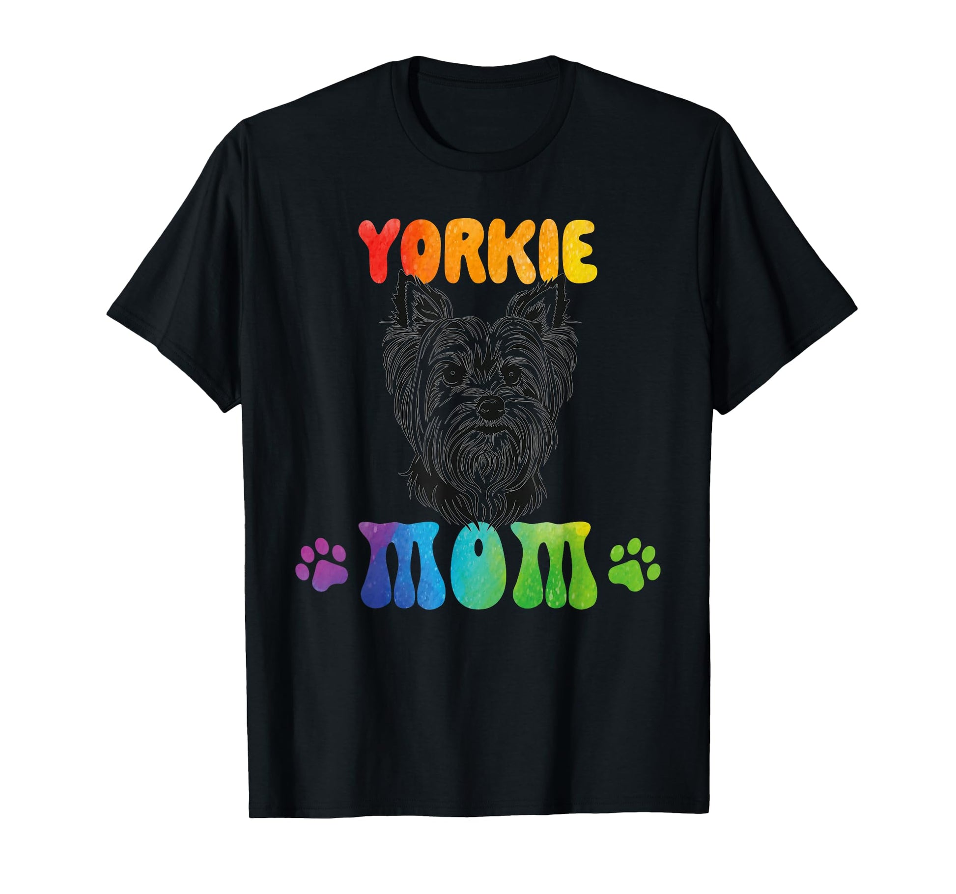 Yorkie Mom Yorkshire Terrier Dog T-Shirt - Aesthetic Graphic Men Women - T-Shirt, Sweatshirt, Hoodie