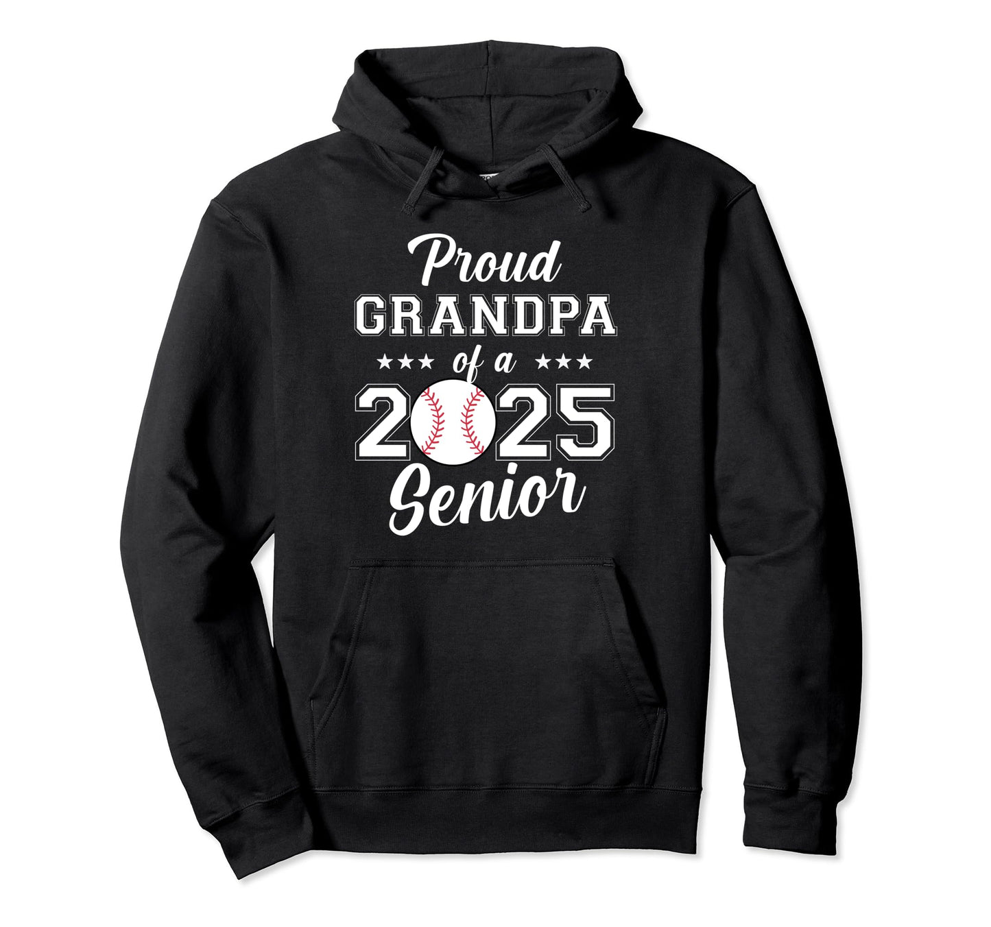 Class 2025 Baseball Grandpa Senior Hoodie - Graphic Print Men Women - T-Shirt, Sweatshirt, Hoodie