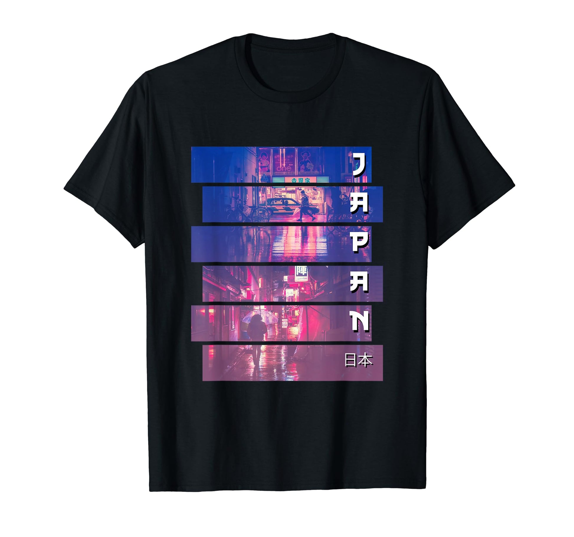 Streets Japan Aesthetic Vaporwave 80S T-Shirt - Unique Graphic for Adults - T-Shirt, Sweatshirt, Hoodie