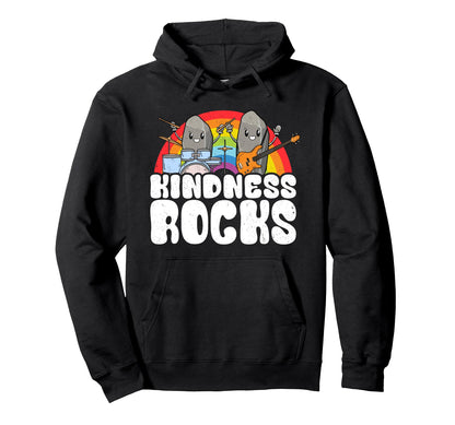 Anti Bullying Rainbow Hippie Music Teacher Hoodie - Novelty Apparel Unisex - T-Shirt, Sweatshirt, Hoodie