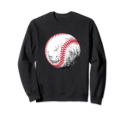 Baseball Player Ball Sports Fans Sweatshirt - Casual Everyday Wear Unisex - T-Shirt, Sweatshirt, Hoodie