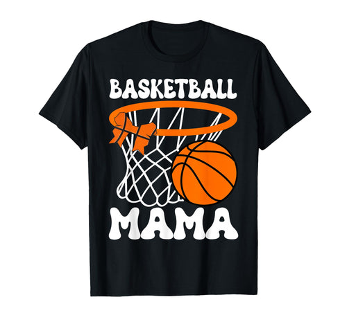 Coquette Basketball Mama Mom Mother Bow T-Shirt - Graphic Print for Adults - T-Shirt, Sweatshirt, Hoodie