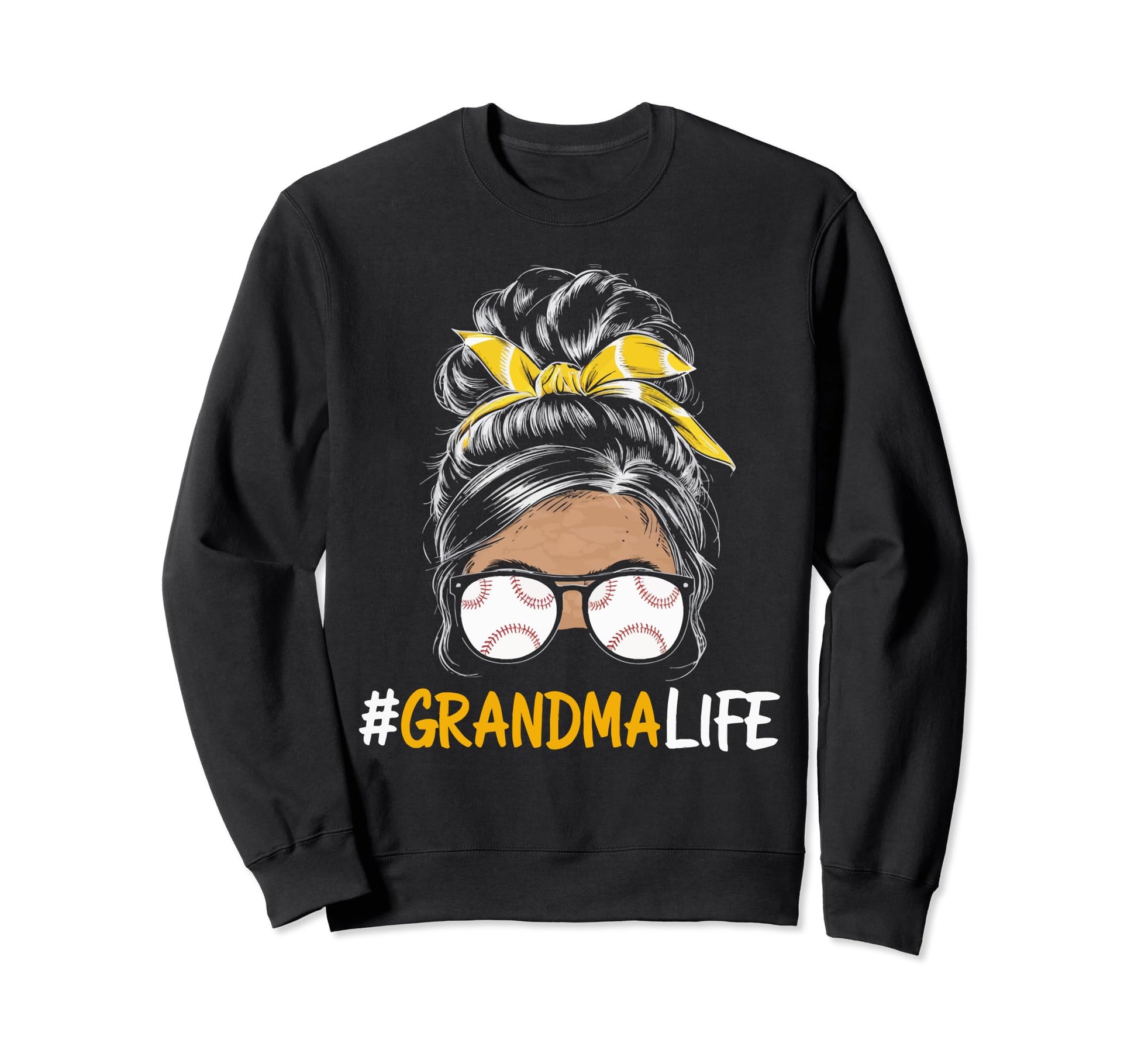 Baseball Grandma Grandmother Granny Sweatshirt - Streetwear Style Unisex - T-Shirt, Sweatshirt, Hoodie