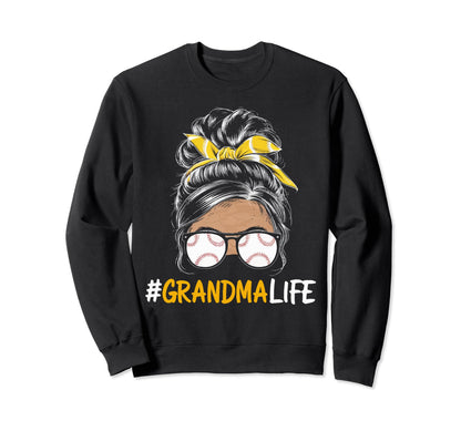 Baseball Grandma Grandmother Granny Sweatshirt - Streetwear Style Unisex - T-Shirt, Sweatshirt, Hoodie