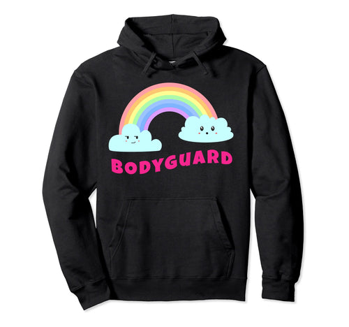 Bodyguard Shirts Sarcastic Rainbow Funny Hoodie - Custom Art Print Unisex - T-Shirt, Sweatshirt, Hoodie