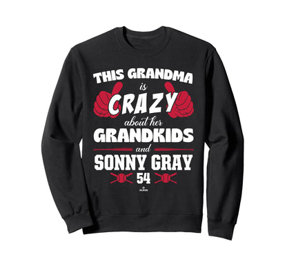 Grandma Crazy Sonny Gray St Sweatshirt - Casual Everyday Wear Men Women - T-Shirt, Sweatshirt, Hoodie