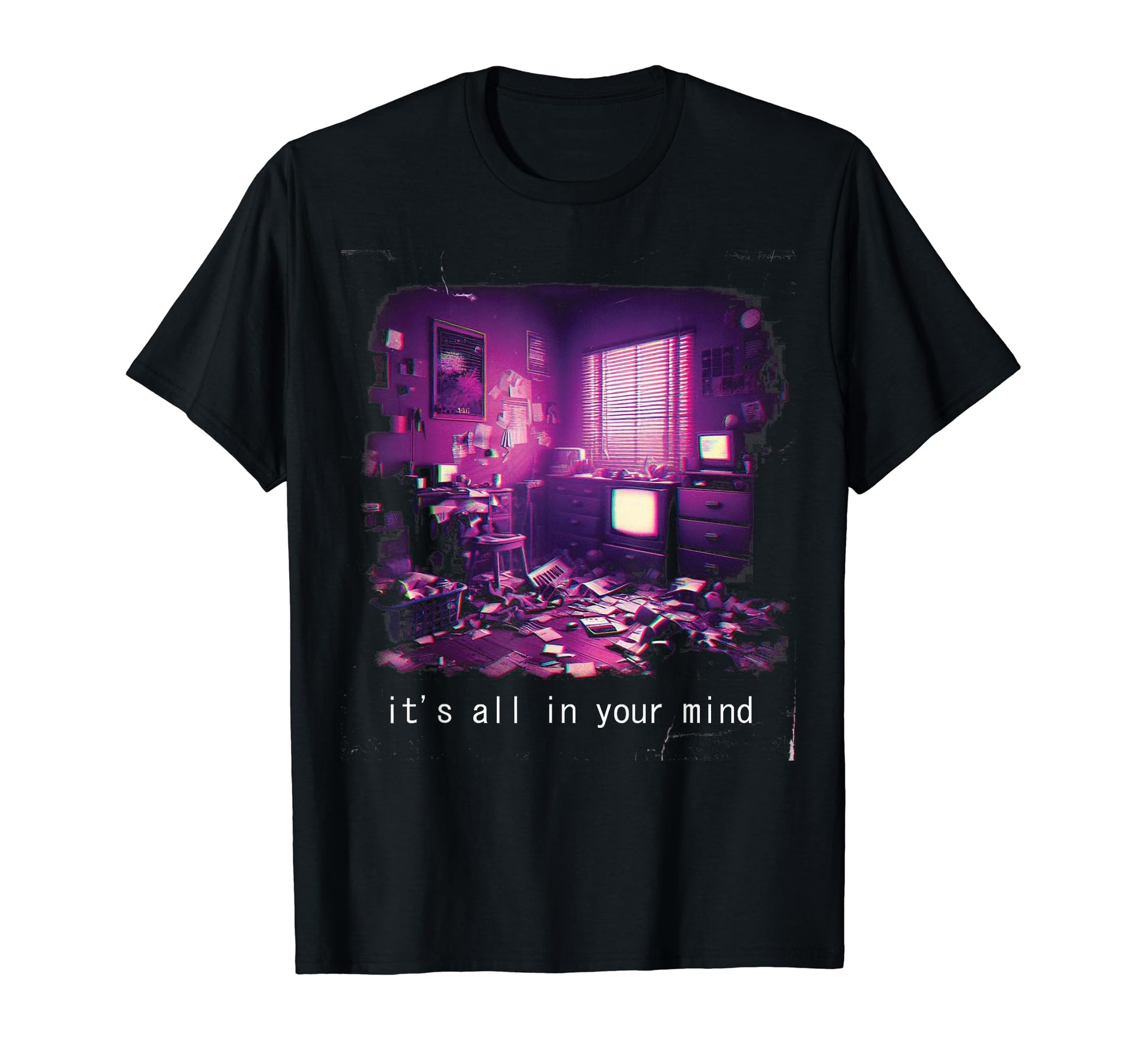 Its All Your Mind Vaporwave Aesthetic T-Shirt - Novelty Apparel Men Women - T-Shirt, Sweatshirt, Hoodie