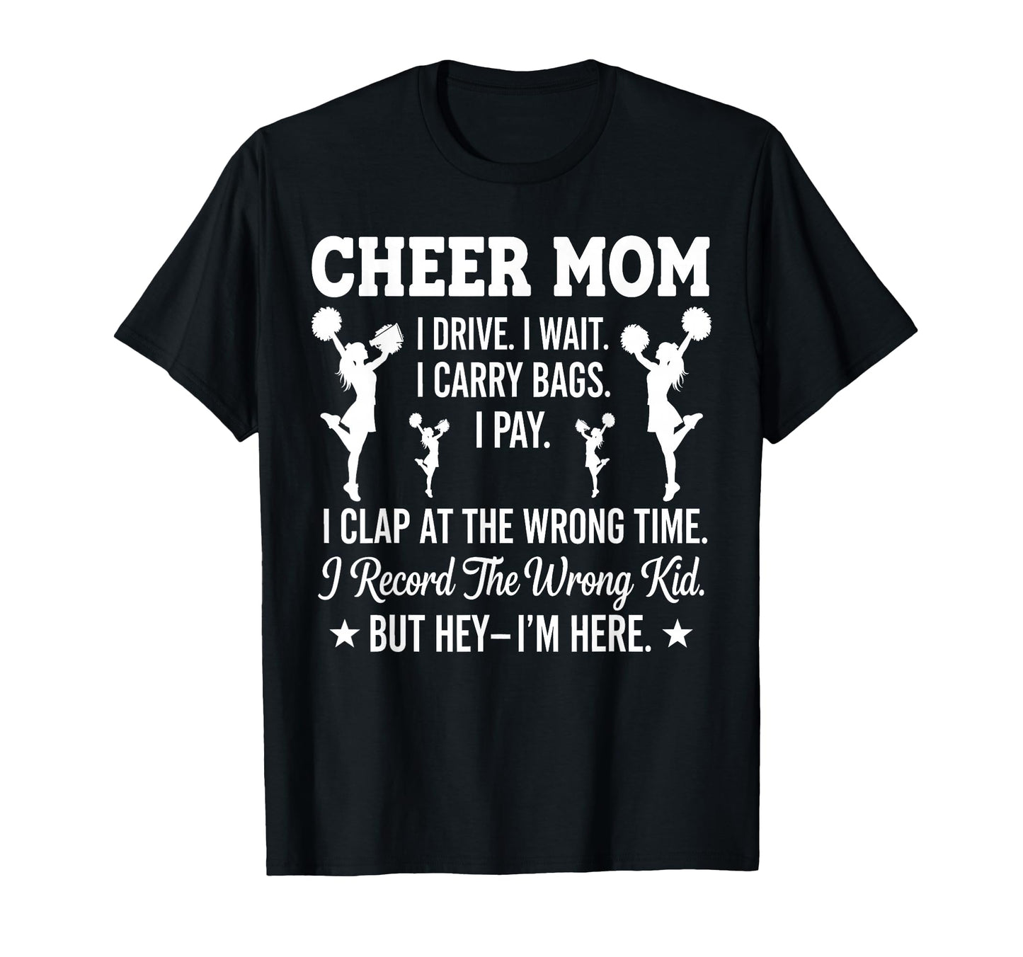Cheer Mom Funny Mothers Day T-Shirt - Minimalist Print Men Women - T-Shirt, Sweatshirt, Hoodie