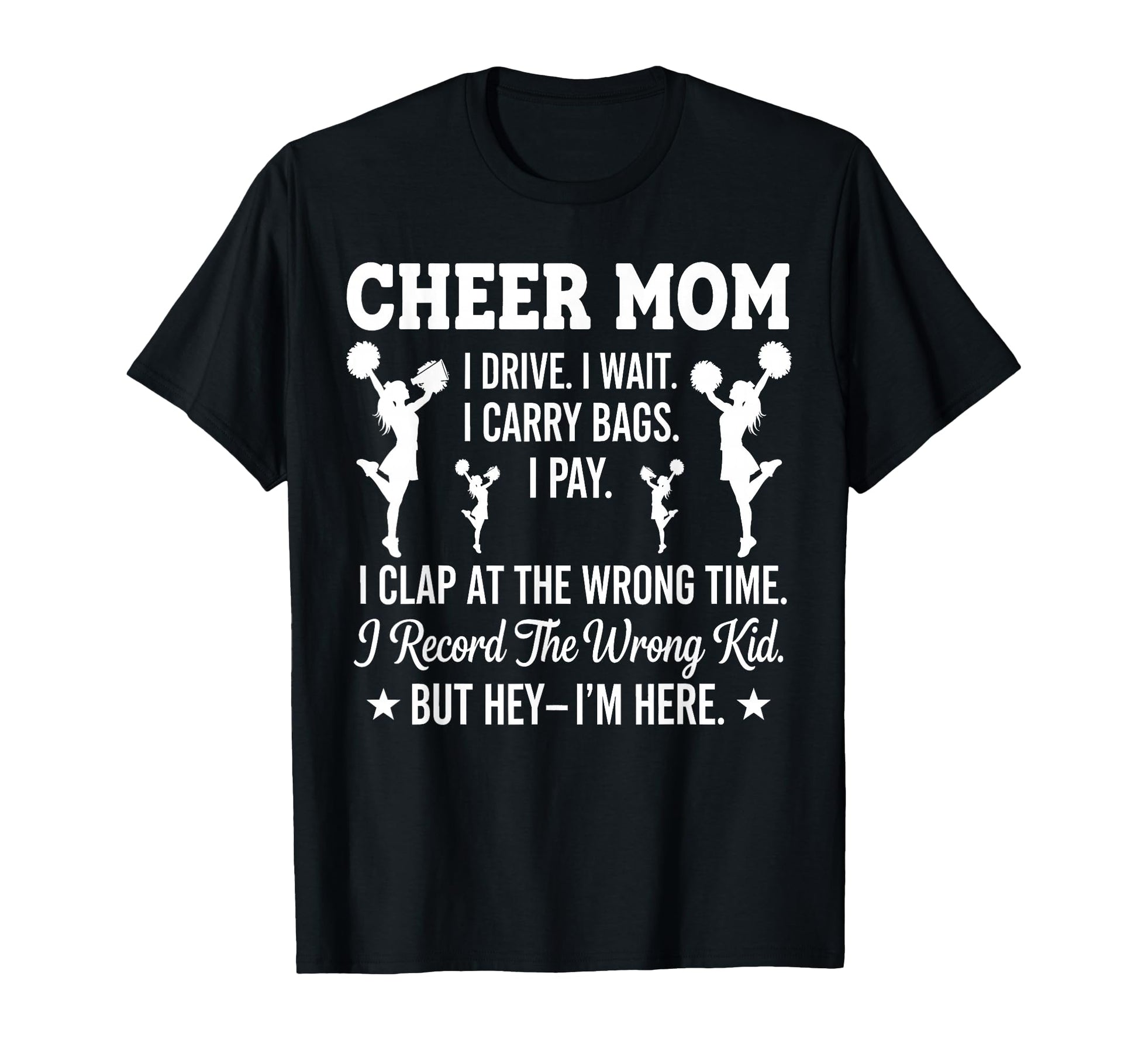 Cheer Mom Funny Mothers Day T-Shirt - Minimalist Print Men Women - T-Shirt, Sweatshirt, Hoodie