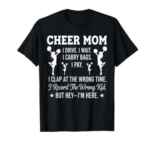 Cheer Mom Funny Mothers Day T-Shirt - Minimalist Print Men Women - T-Shirt, Sweatshirt, Hoodie