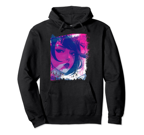 Vaporwave Egirl Aesthetic Anime Hoodie - Aesthetic Graphic Men Women - T-Shirt, Sweatshirt, Hoodie