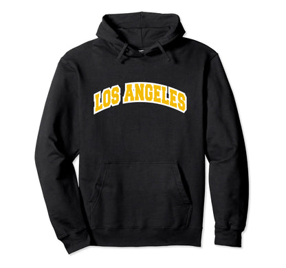 Los Angeles California Varsity Hoodie - Novelty Apparel for Adults - T-Shirt, Sweatshirt, Hoodie