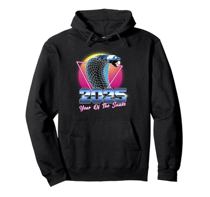 Year Snake 2025 Lunar Zodiac Chinese Hoodie - Fun Novelty Design Men Women - T-Shirt, Sweatshirt, Hoodie