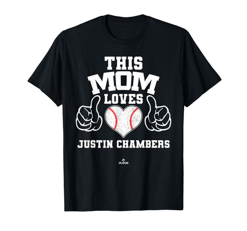 This Mom Loves Justin Chambers T-Shirt - Minimalist Print for Adults - T-Shirt, Sweatshirt, Hoodie