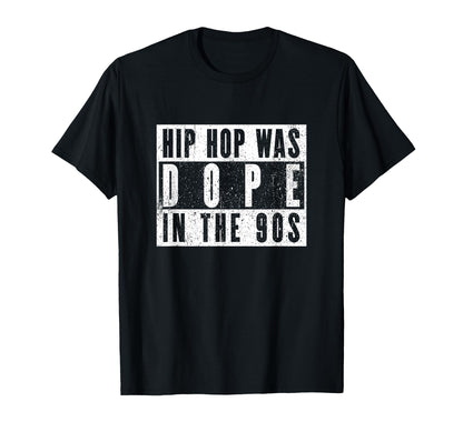 90S Hip Hop Era Old School Rap T-Shirt - Custom Art Print for Adults - T-Shirt, Sweatshirt, Hoodie