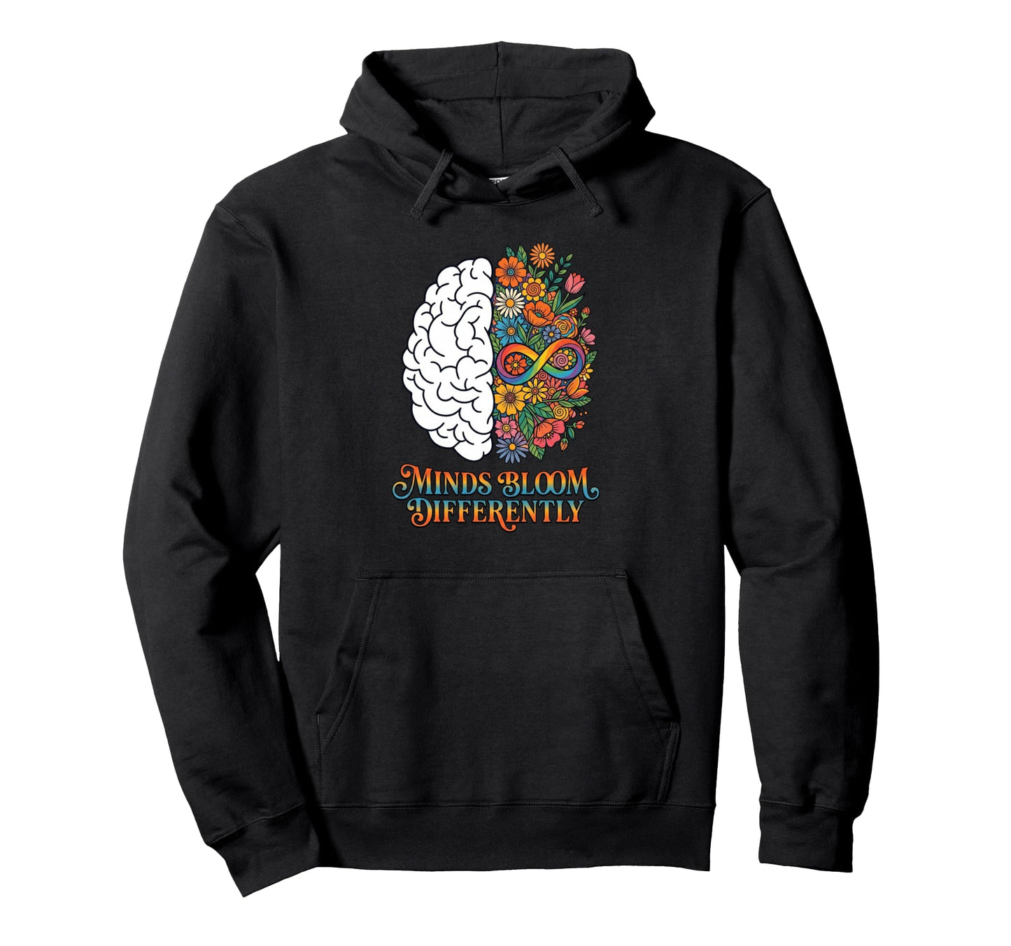 Autism Acceptance Minds Bloom Hoodie - Minimalist Print Men Women - T-Shirt, Sweatshirt, Hoodie