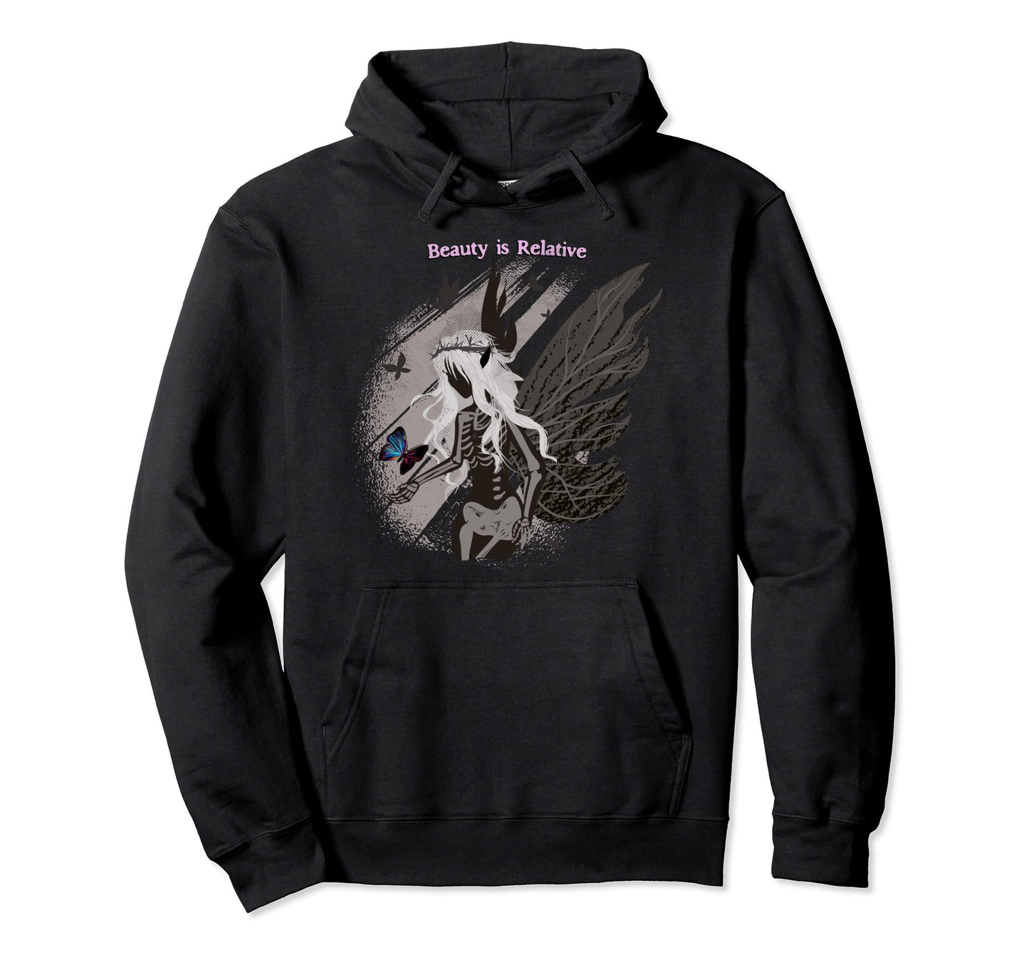 Anime Anti Social Pastel Goth Hoodie - Aesthetic Graphic for Adults - T-Shirt, Sweatshirt, Hoodie