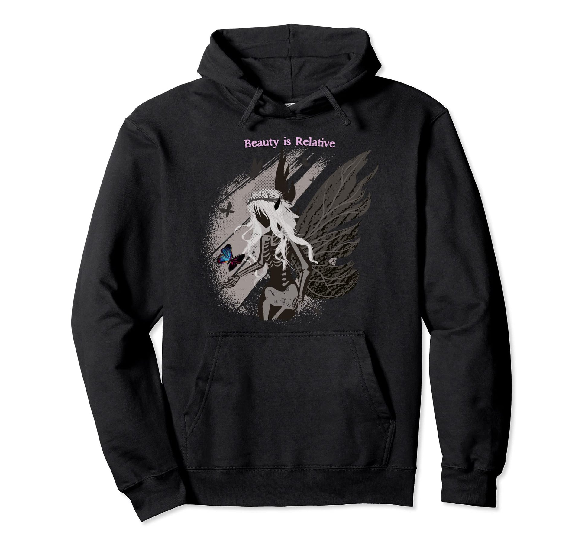 Anime Anti Social Pastel Goth Hoodie - Aesthetic Graphic for Adults - T-Shirt, Sweatshirt, Hoodie