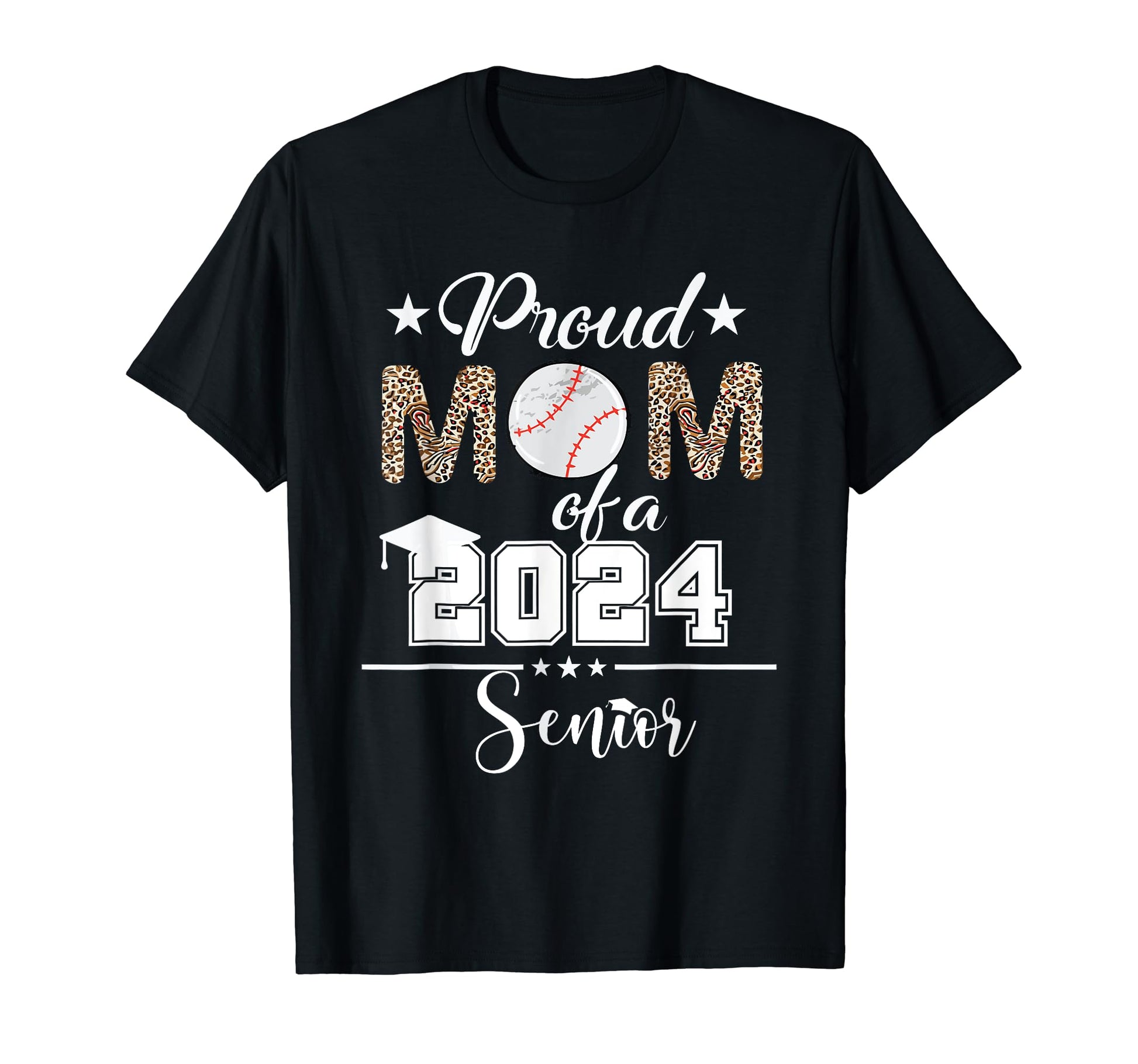 Womens Proud Mom 2024 Senior T-Shirt - Casual Everyday Wear for Adults - T-Shirt, Sweatshirt, Hoodie