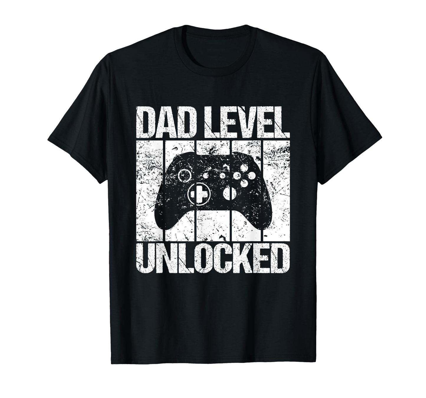 Dad Level Unlocked Gaming Controller T-Shirt - Aesthetic Graphic Men Women - T-Shirt, Sweatshirt, Hoodie