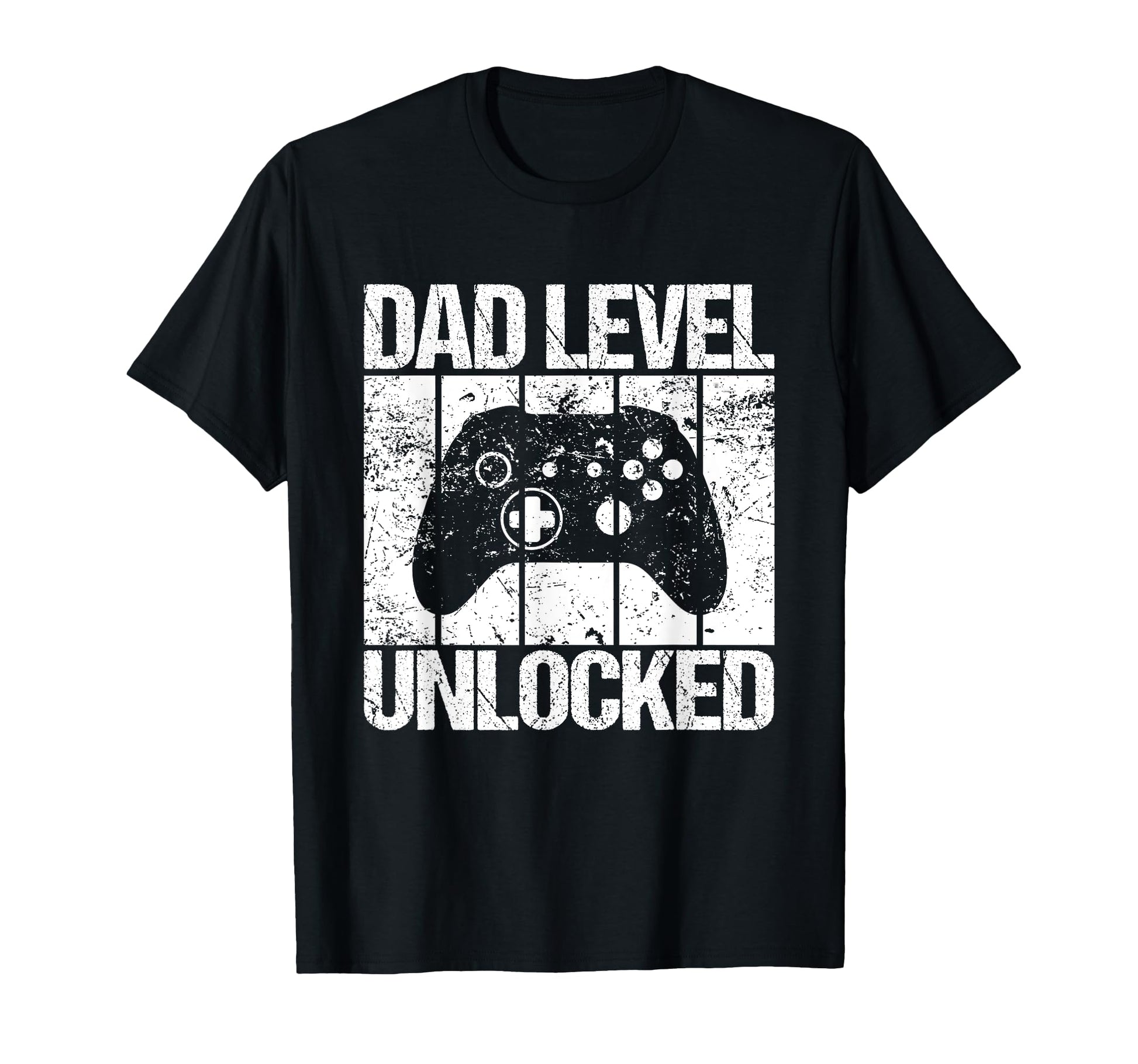 Dad Level Unlocked Gaming Controller T-Shirt - Aesthetic Graphic Men Women - T-Shirt, Sweatshirt, Hoodie