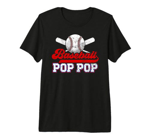 Mens Baseball Pop Pop Grandpa Best Pop T-Shirt - Minimalist Print Unisex - T-Shirt, Sweatshirt, Hoodie