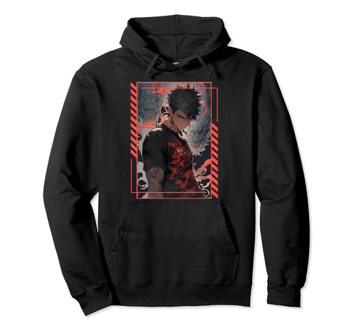 Punk Anime Demonic Dragons Japanese Hoodie - Trendy Graphic Men Women - T-Shirt, Sweatshirt, Hoodie