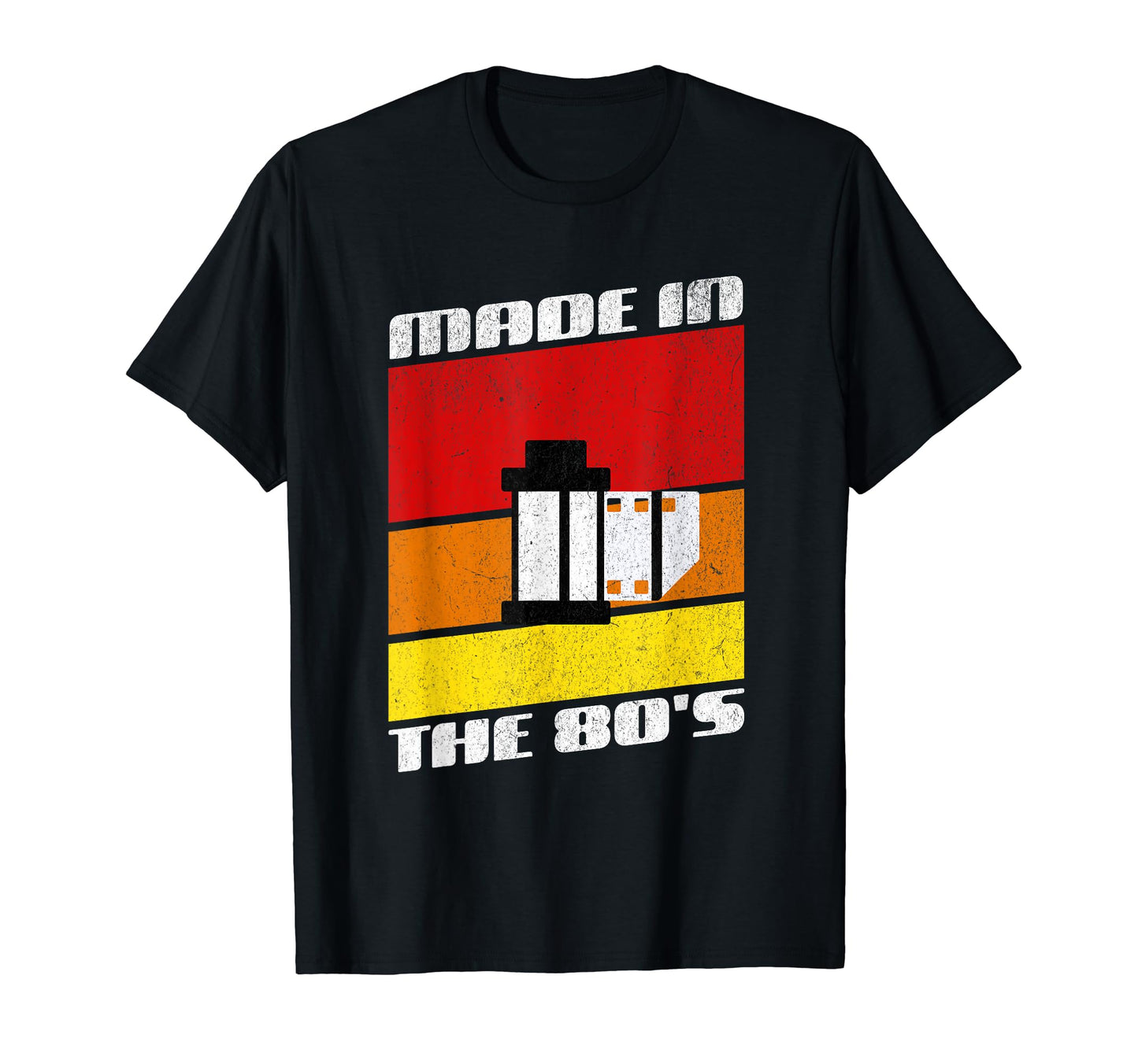 Made 80S Camera Film Roll 80S 90S T-Shirt - Aesthetic Graphic Unisex - T-Shirt, Sweatshirt, Hoodie