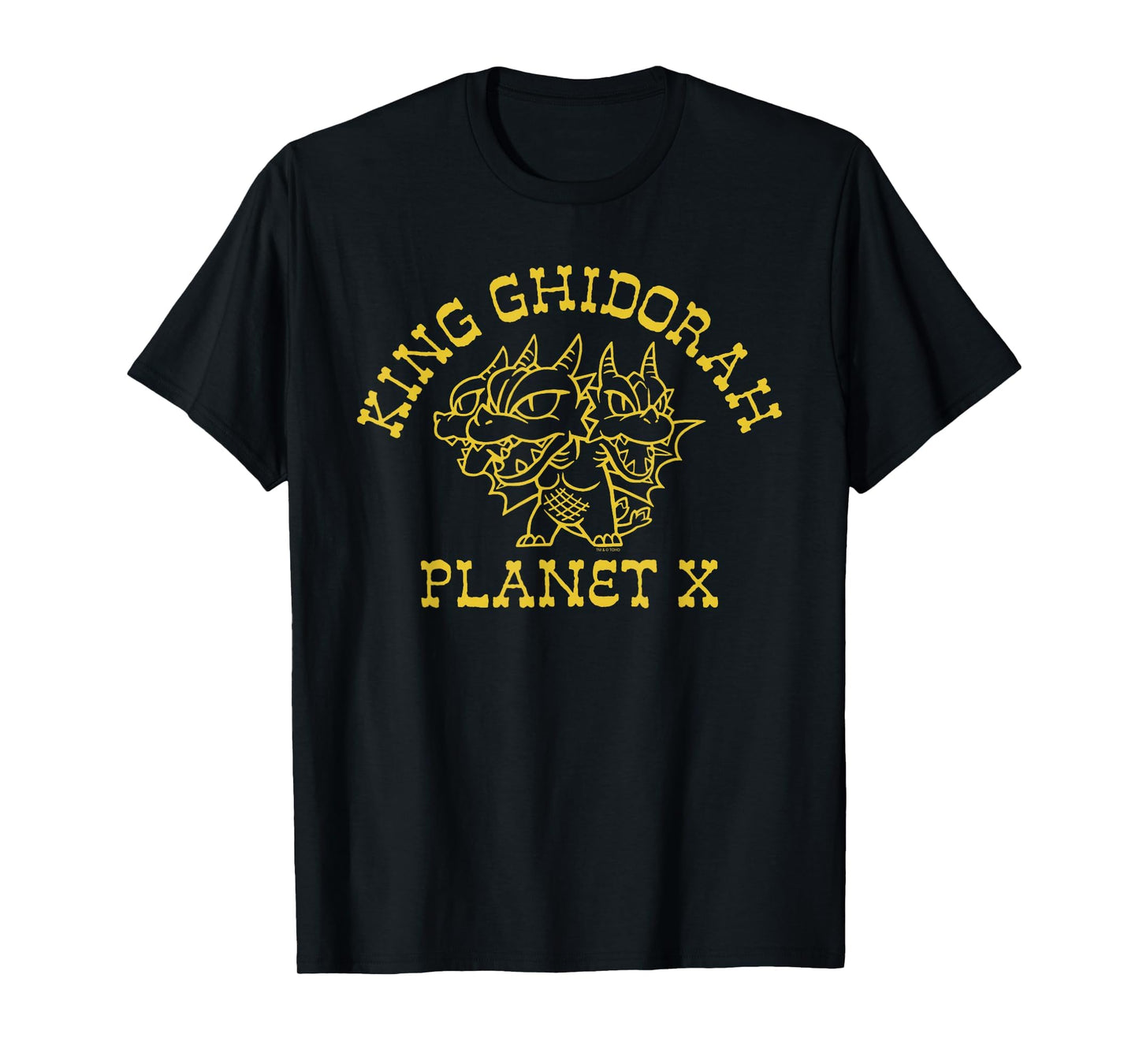 Godzilla King Gidorah Chibi Varsity Mascot T-Shirt - Unique Graphic Unisex - T-Shirt, Sweatshirt, Hoodie