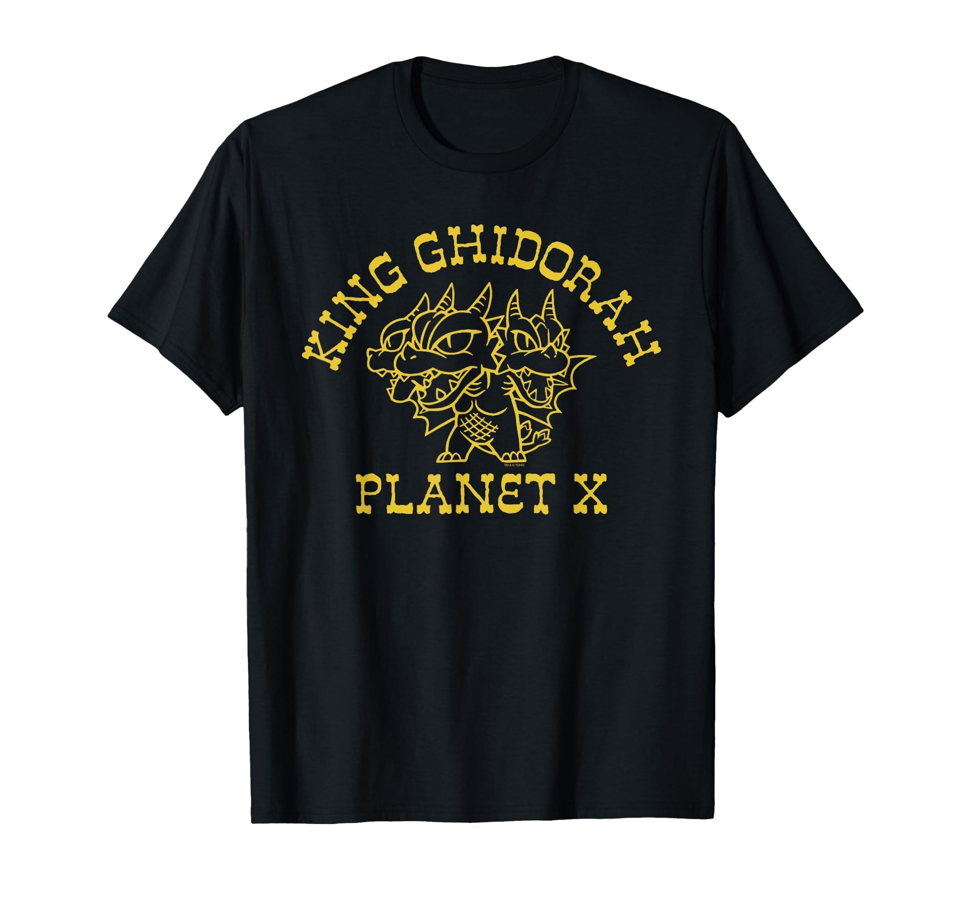 Godzilla King Gidorah Chibi Varsity Mascot T-Shirt - Unique Graphic Unisex - T-Shirt, Sweatshirt, Hoodie