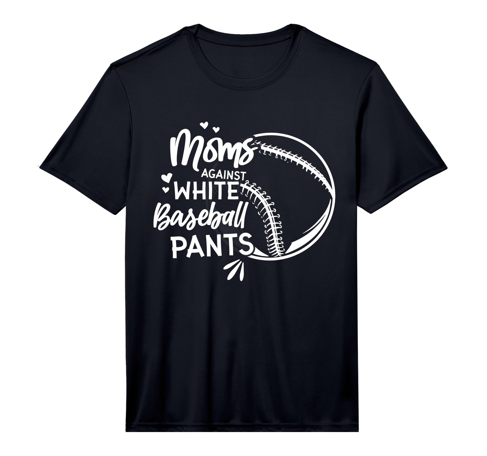 Mens Moms Against White Baseball T-Shirt - Minimalist Print Men Women - T-Shirt, Sweatshirt, Hoodie