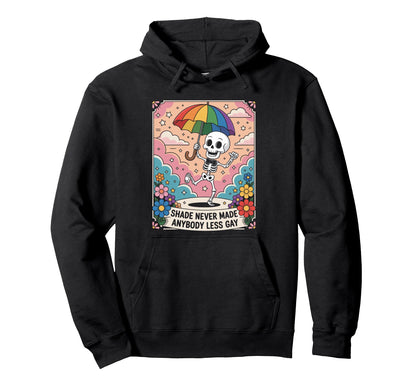 Funny Skeleton Lgbtq Pride Rainbow Hoodie - Streetwear Style for Adults - T-Shirt, Sweatshirt, Hoodie