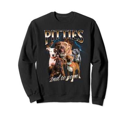 Pit Bull Lovers 90S Grunge Pittie Sweatshirt - Novelty Apparel Men Women - T-Shirt, Sweatshirt, Hoodie