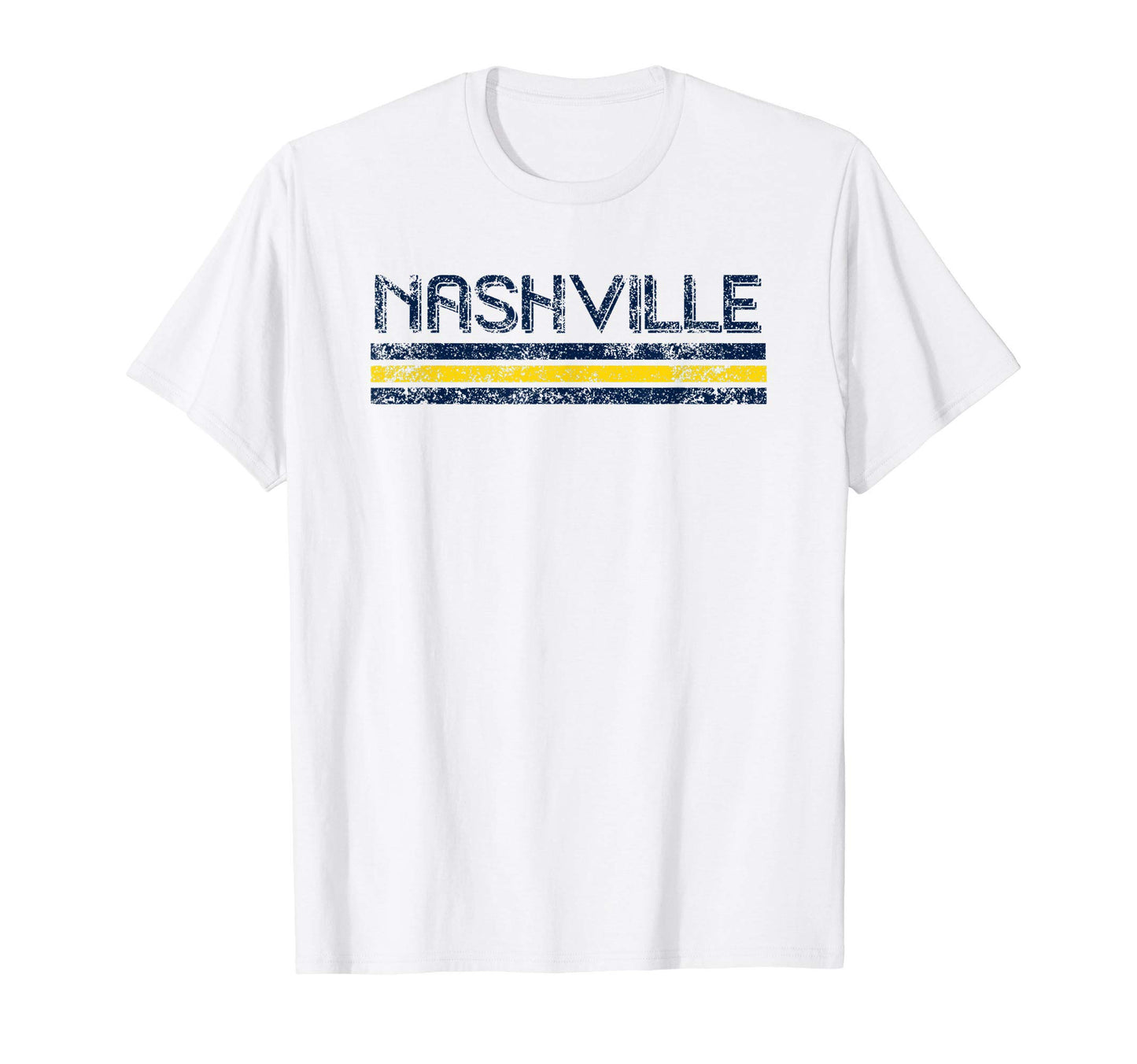 Nashville Tennessee Weathered Stripe T-Shirt - Unique Graphic for Adults - T-Shirt, Sweatshirt, Hoodie