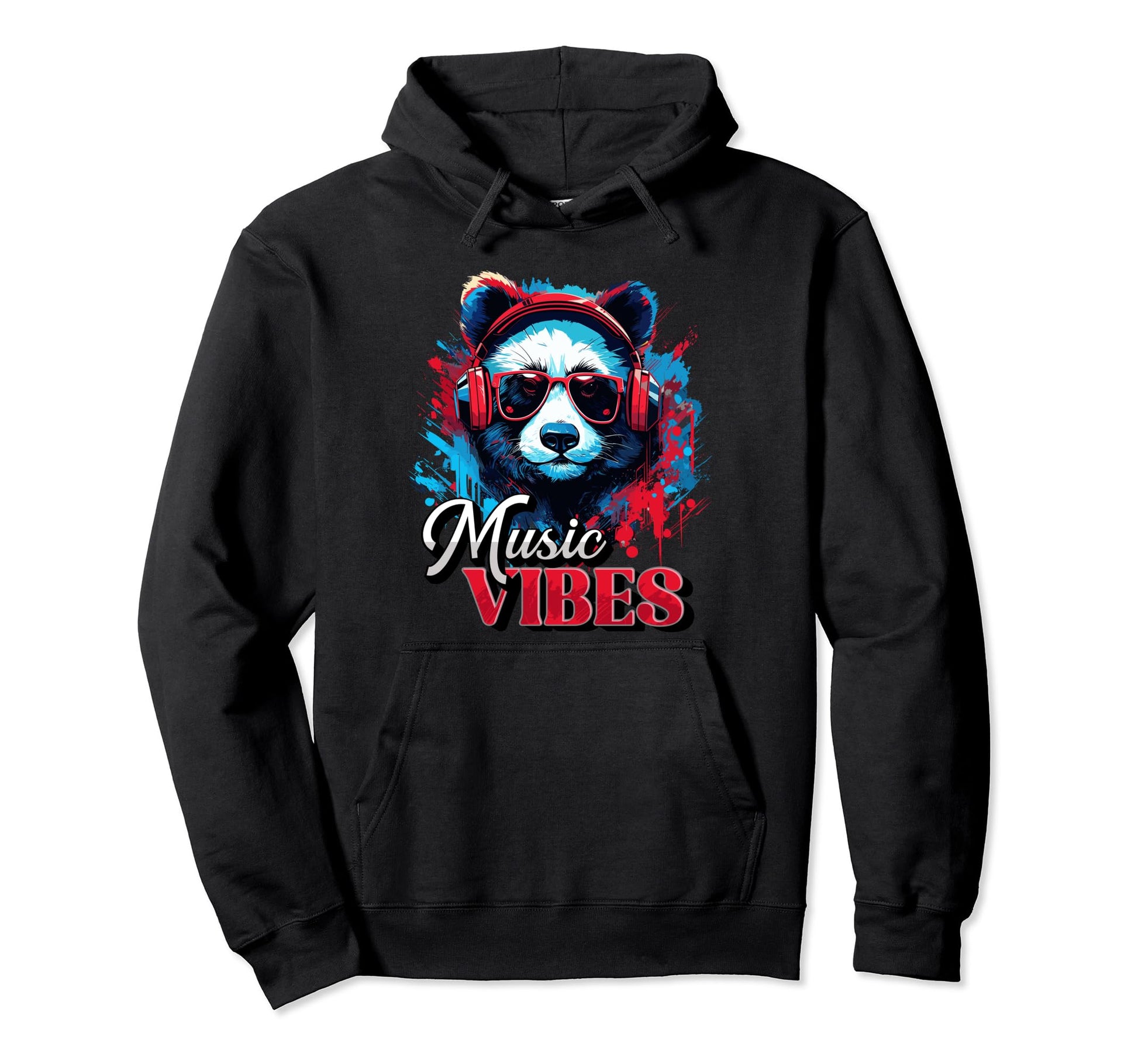 Music Vibes Sound Activated Audio Hoodie - Unique Graphic for Adults - T-Shirt, Sweatshirt, Hoodie