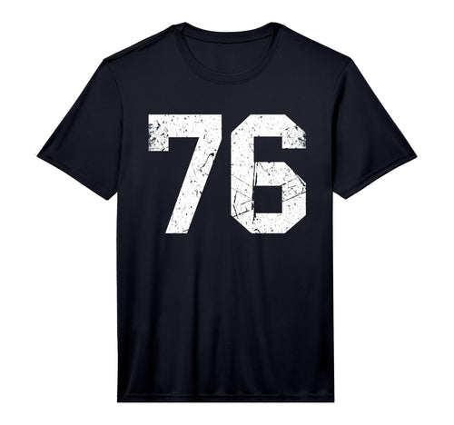 Sports Team Number 76 Performance T-Shirt - Trendy Graphic Unisex - T-Shirt, Sweatshirt, Hoodie