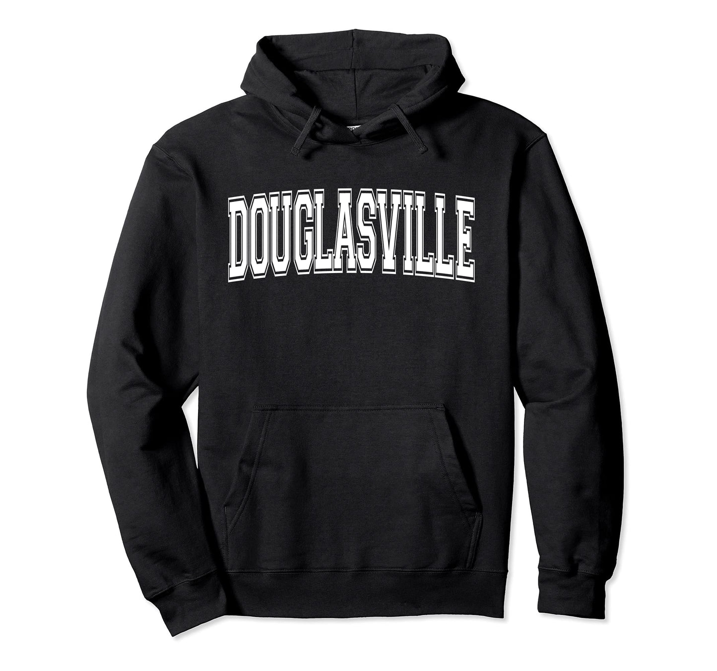 Douglasville Ga Georgia Usa Sports Hoodie - Minimalist Print for Adults - T-Shirt, Sweatshirt, Hoodie
