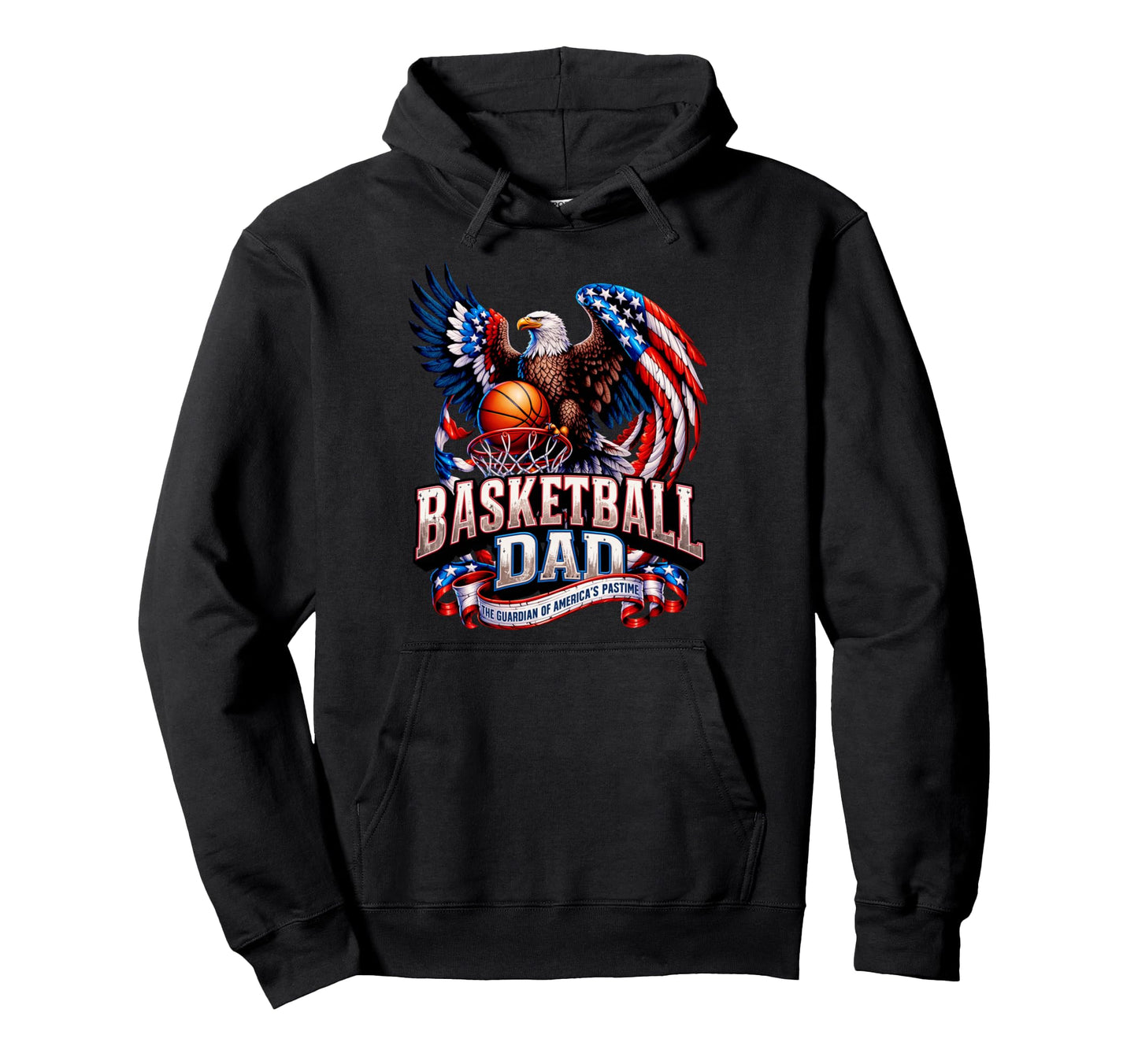 Basketball Papa Guardian Americas Sweatshirt - Custom Art Print Men Women - T-Shirt, Sweatshirt, Hoodie