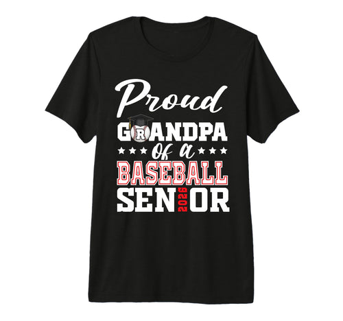 Proud Grandpa Baseball Senior 2026 T-Shirt - Aesthetic Graphic Unisex - T-Shirt, Sweatshirt, Hoodie