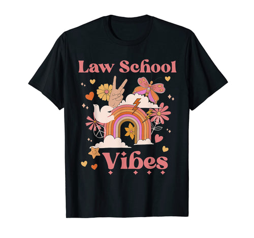 Law School Vibes Lawyer Groovy Boho T-Shirt - Streetwear Style for Adults - T-Shirt, Sweatshirt, Hoodie
