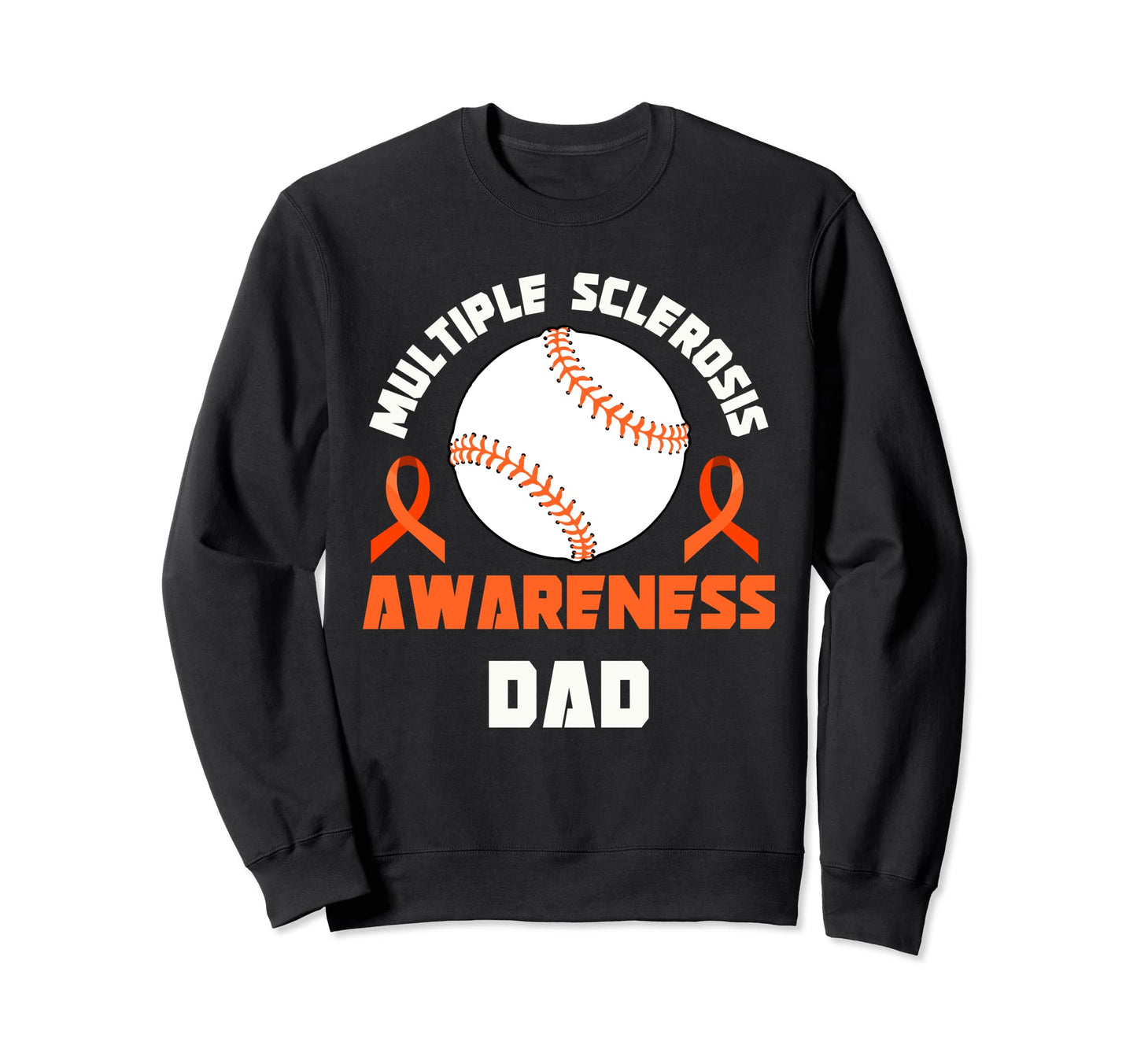 Multiple Sclerosis Awareness Baseball Sweatshirt - Trendy Graphic Unisex - T-Shirt, Sweatshirt, Hoodie