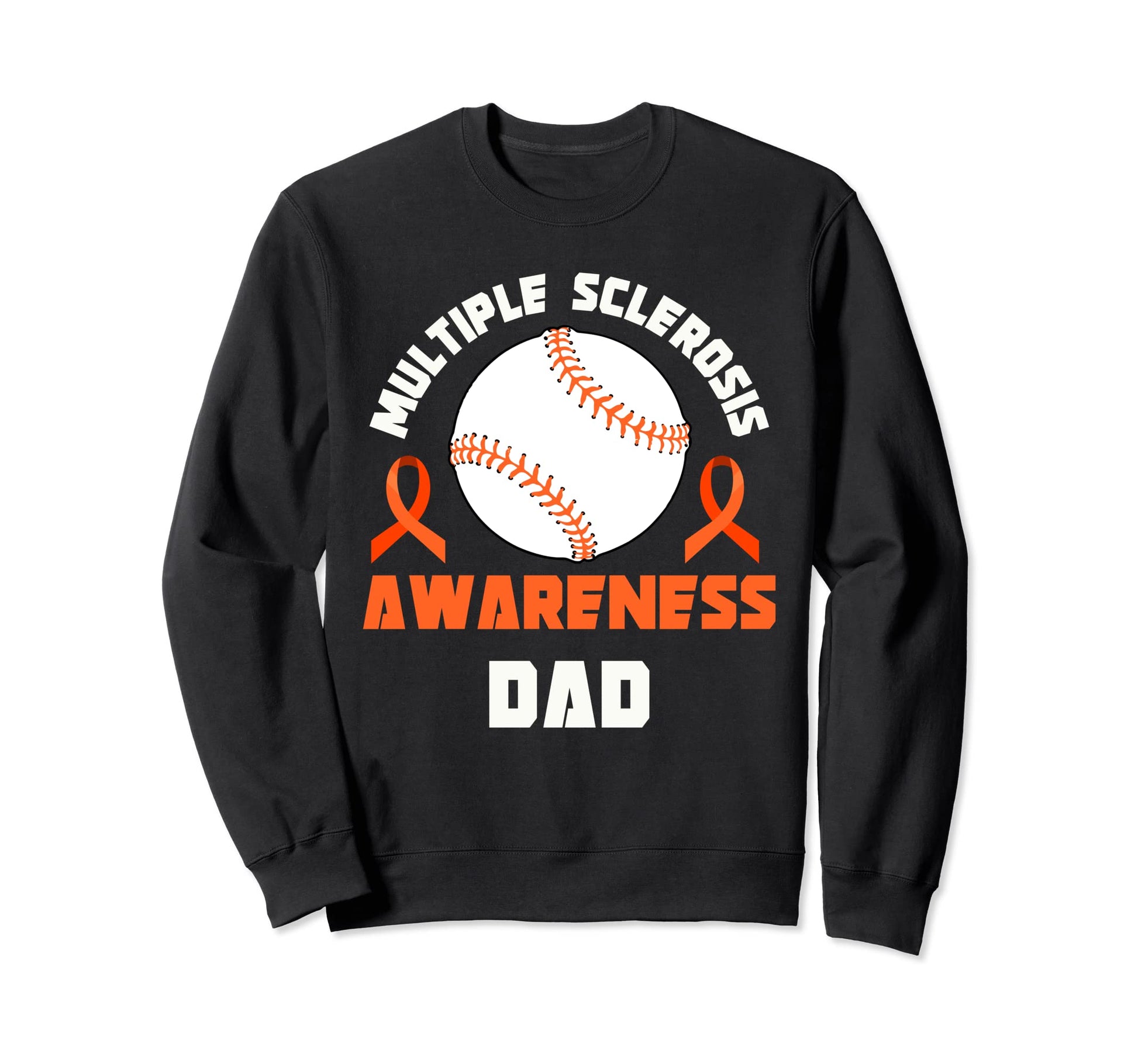 Multiple Sclerosis Awareness Baseball Sweatshirt - Trendy Graphic Unisex - T-Shirt, Sweatshirt, Hoodie